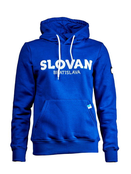 Dámska mikina modrá Slovan vlna
