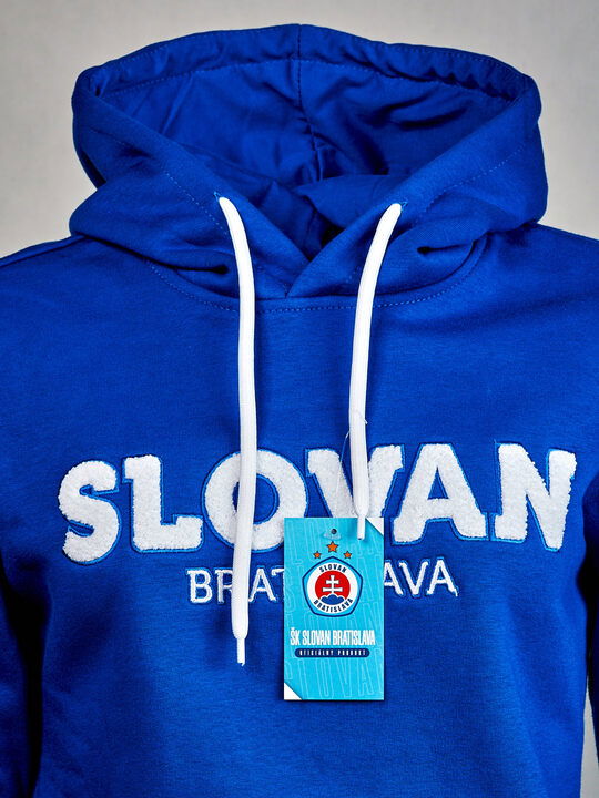 Dámska mikina modrá Slovan vlna