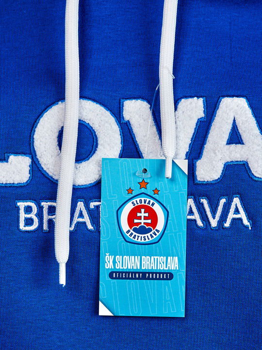 Dámska mikina modrá Slovan vlna