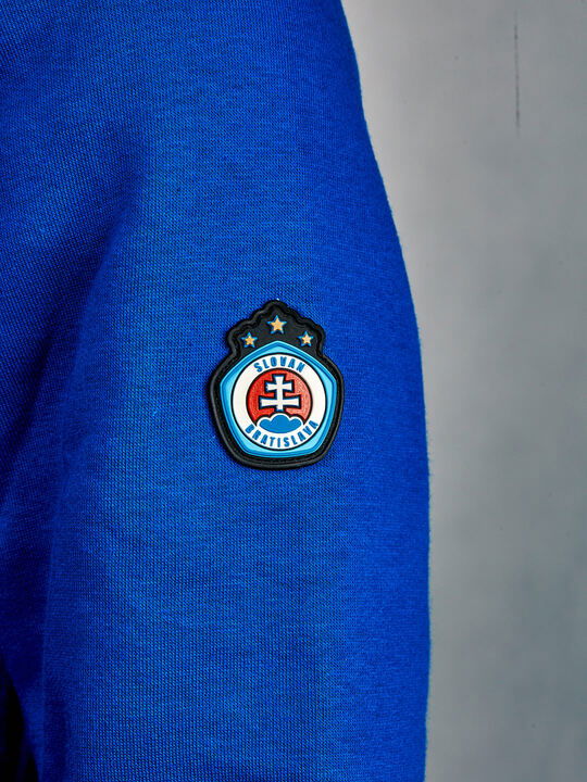 Dámska mikina modrá Slovan vlna