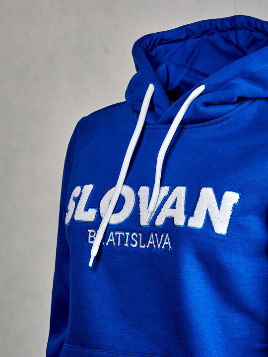 Dámska mikina modrá Slovan vlna
