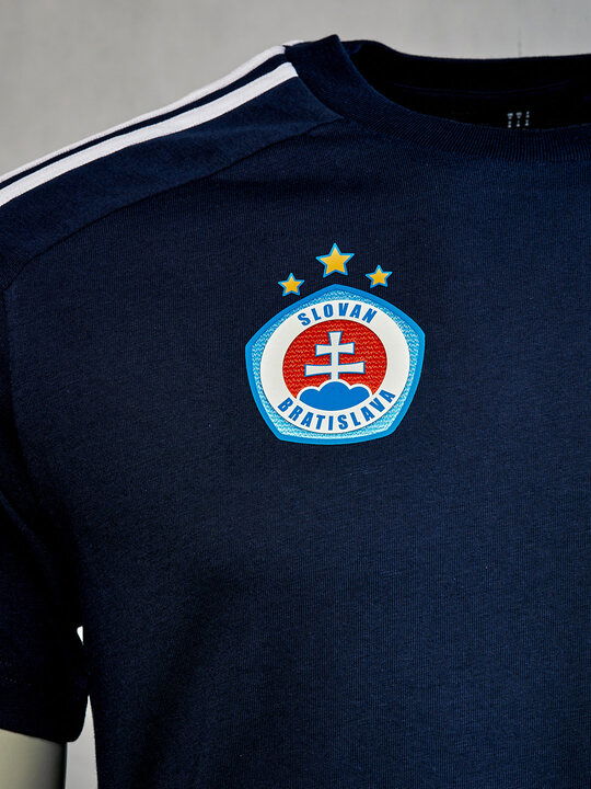 Tmavomodré tričko Adidas Classic s logom