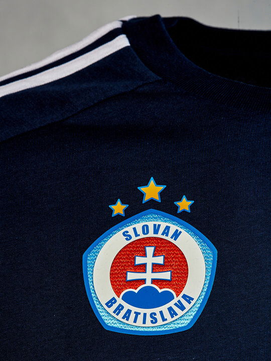 Tmavomodré tričko Adidas Classic s logom