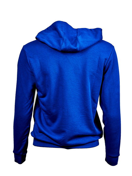 Royal blue mikina adidas s kapucňou a s logom