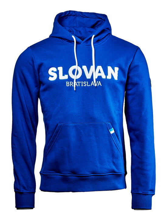 Pánska mikina modrá Slovan vlna