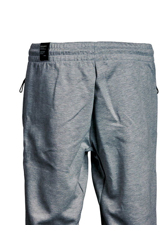 Adidas pánske šedé tepláky s čiernym logom