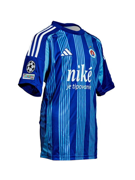Originálny dres Kráľovská edícia ŠK Slovan Bratislava 2024/2025 s potlačou LIGA MAJSTROV