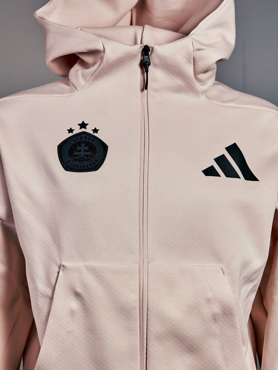 Adidas dámska mikina na zips Z.N.E. peach