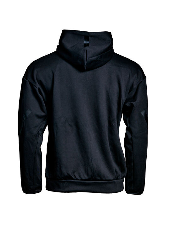 Adidas pánska vychádzková mikina na zips s kapucňou Black s veľkým logom 